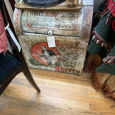 Scull's Sterling coffee bin, roll top