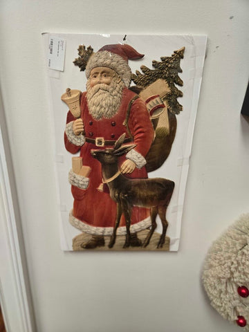 Old German Santa die cut 20 x 10