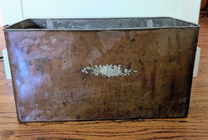 Antique European Copper Boiler 22x11x11