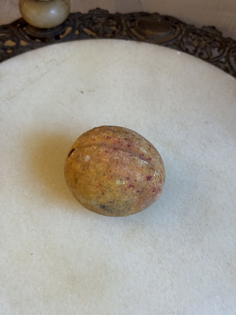 0151 Antique Stone Hand Painted Peach