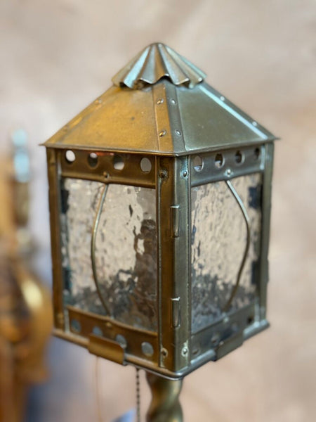 0638 Street Light Brass Table Lamp