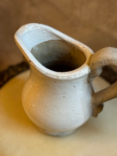 0212 White Clay Pitcher