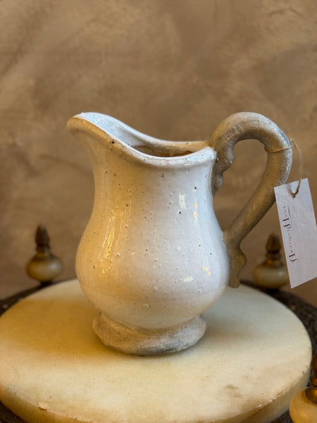 0212 White Clay Pitcher