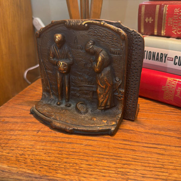 Vintage Copper bookends, pair