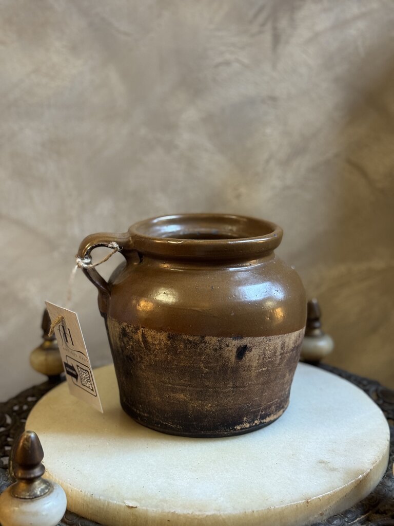 0290 Brown Pottery Jug