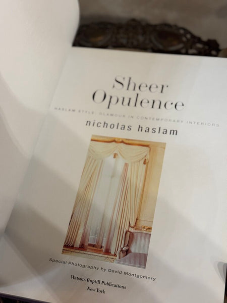 0727 Nicholas Halsom Sheer Opulence Book