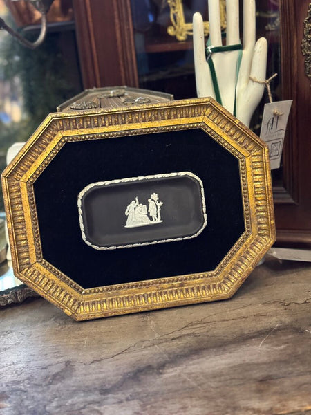0045 Gold Black Framed Wedgewood