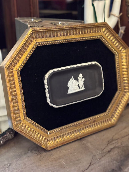 0045 Gold Black Framed Wedgewood
