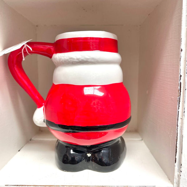 Moxie - Vintage 1994 Santa With Pipe Mug 5" Tall