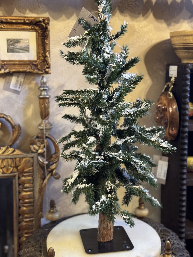 0757 Christmas tree w/ metal stand