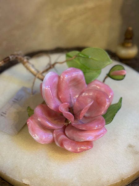 0285 Pink Glass Rose