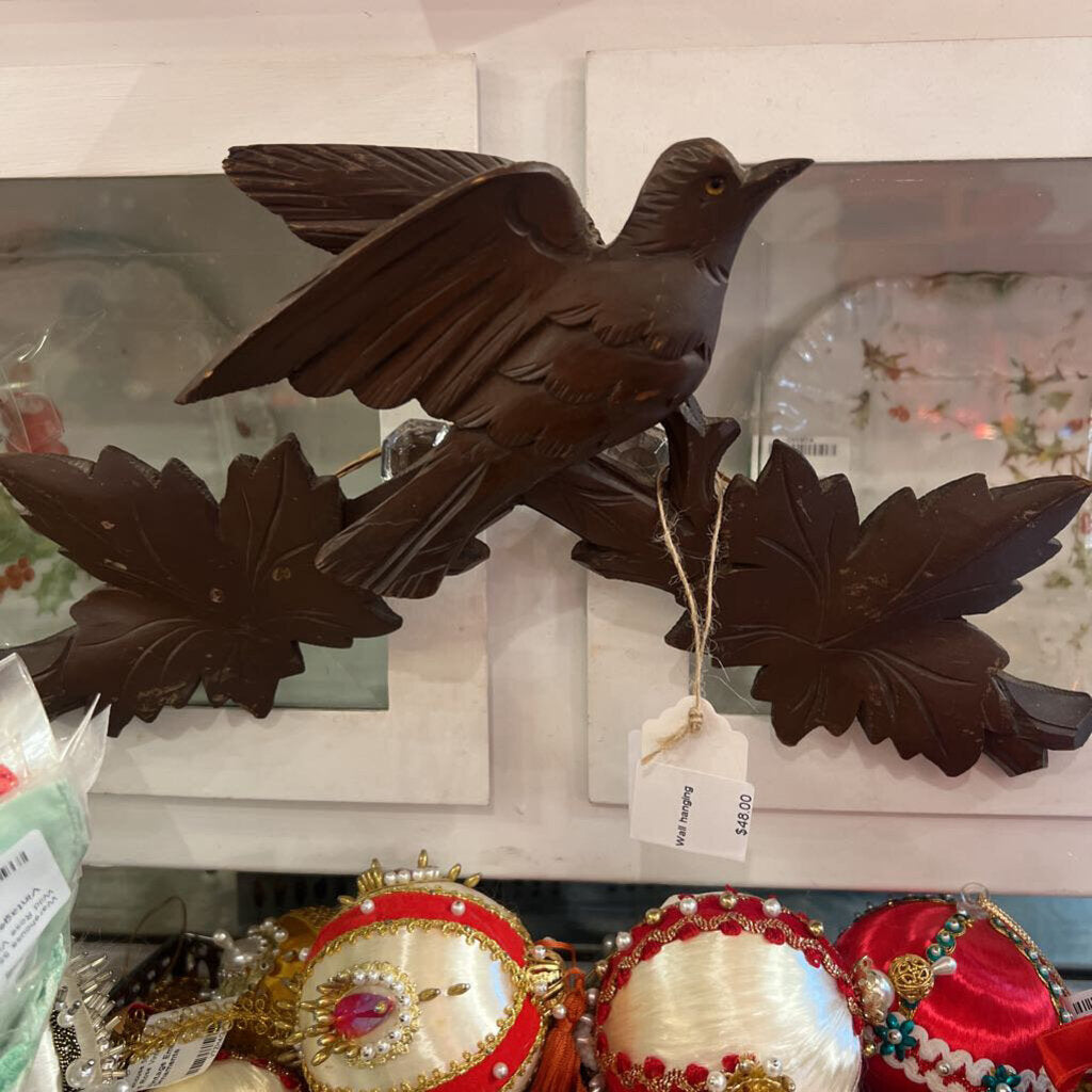 Antique carved Bird Wall hanging