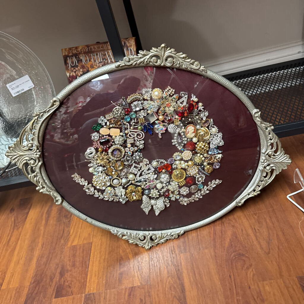 Moxie - Vintage Jewelry Art Wreath