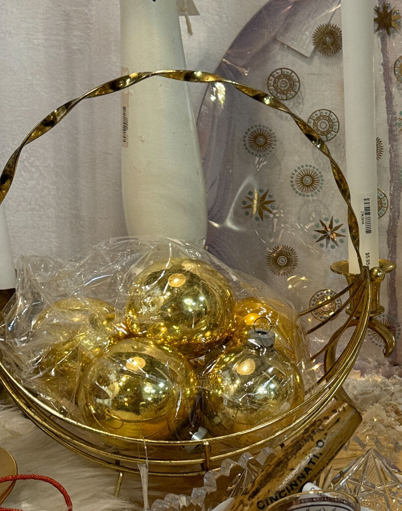 Brass bowl mid century