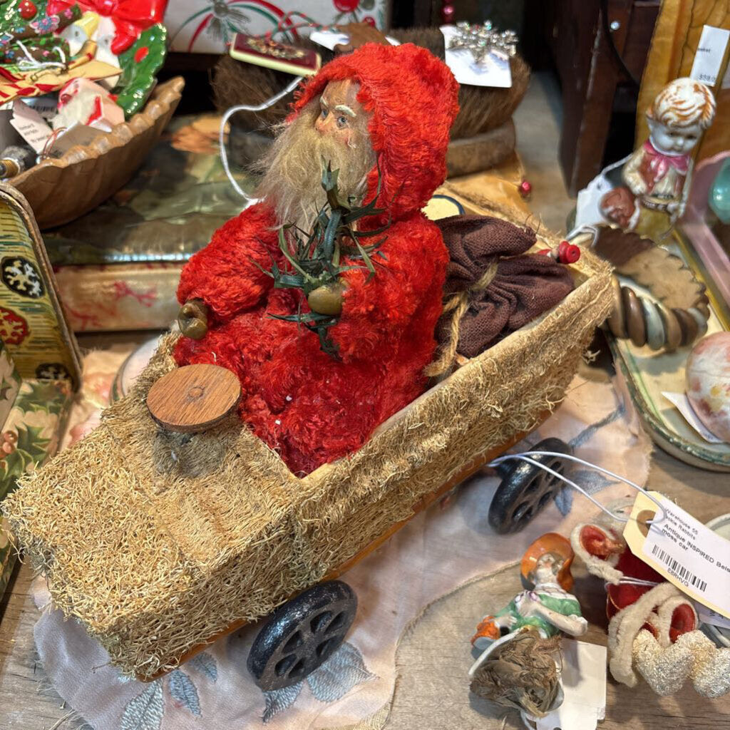 Antique INSPIRED Belsnickel in moss car