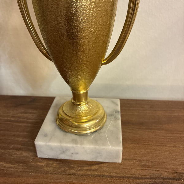 Trophy w/ Marble Base and Greenery 6"h x 4"