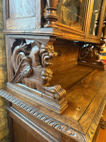 3pc Hutch Cabinet 56W 24D 97H IN STORE PICKUP ONLY