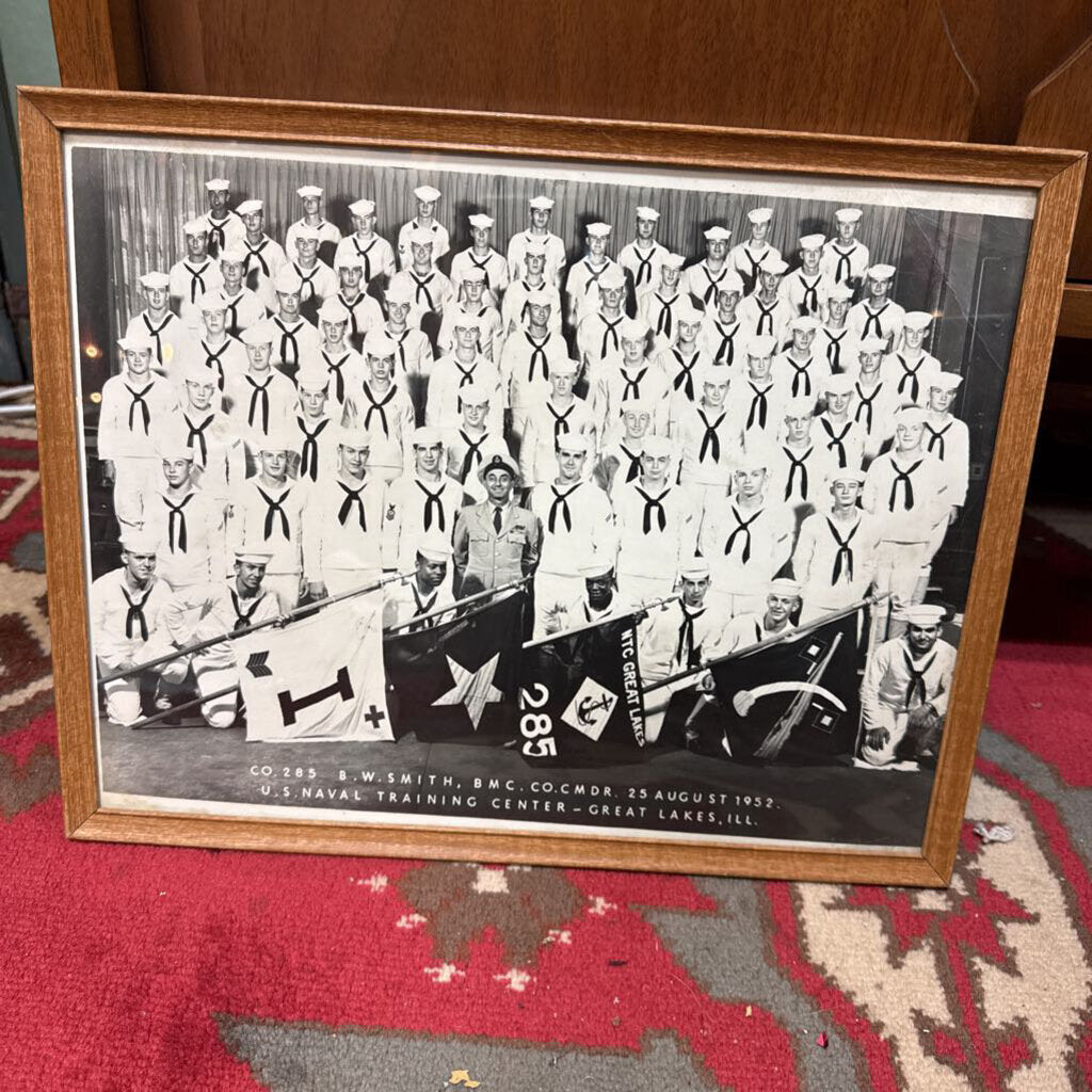 Great Lakes Naval Base 1952 Class Pic 11"x14" W1966