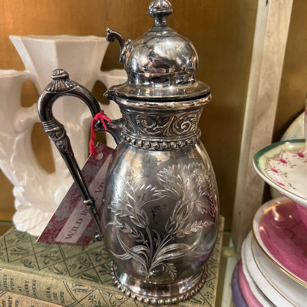 Vtg Silver Plate Small Pitcher