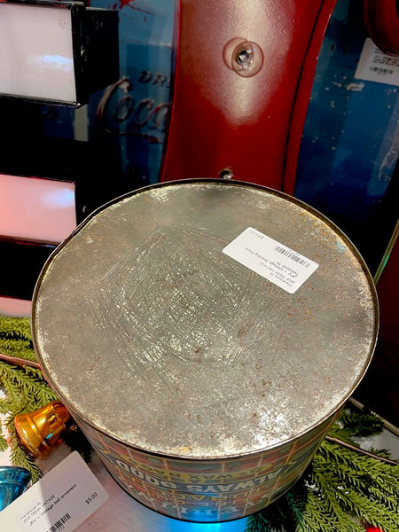 JFV ~ Vintage Sterling Plaid Tobacco tin