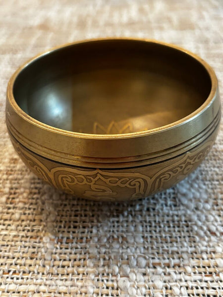 Tibetan Singing Bowl Brass