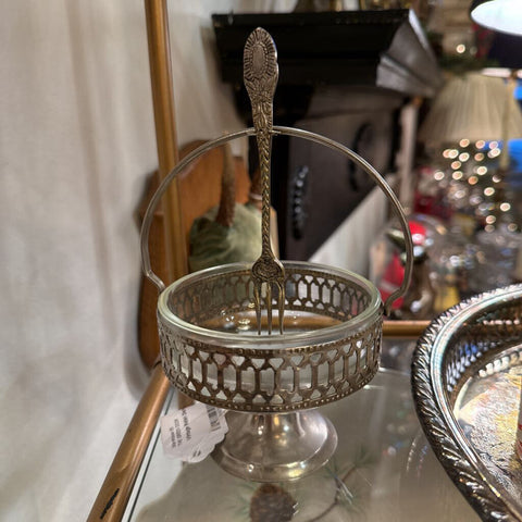 Vintage Relish Dish with fork