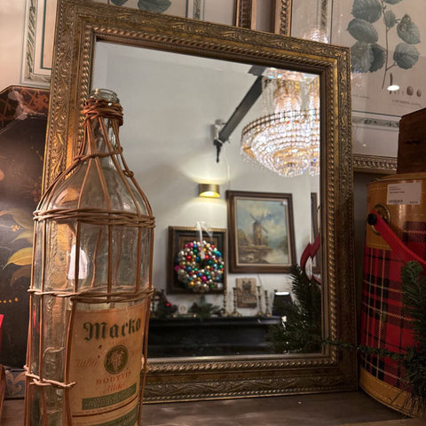 Gold Beveled Mirror 21x24