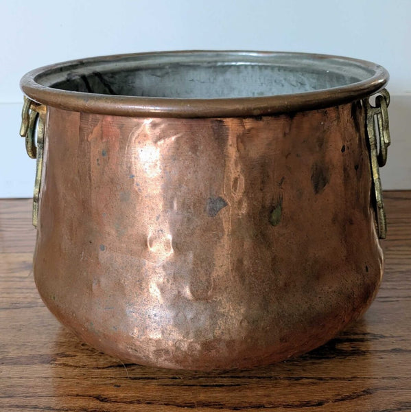 Antique Copper Kettle 12x9
