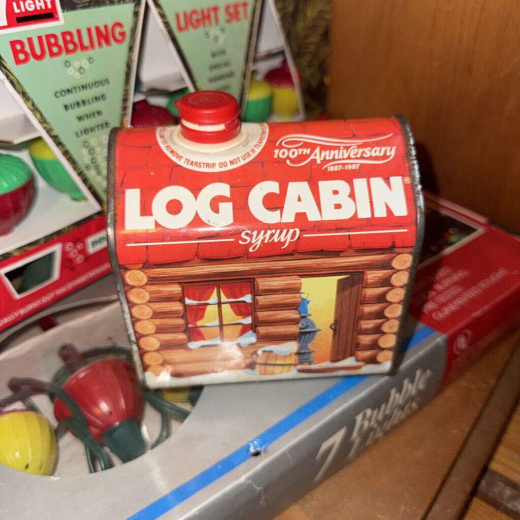 Log Cabin Tin