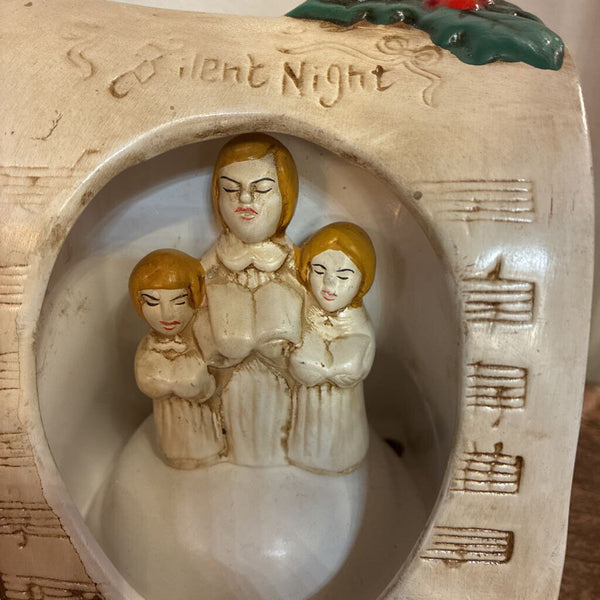 Vintage Silent Night Ceramic Carolers