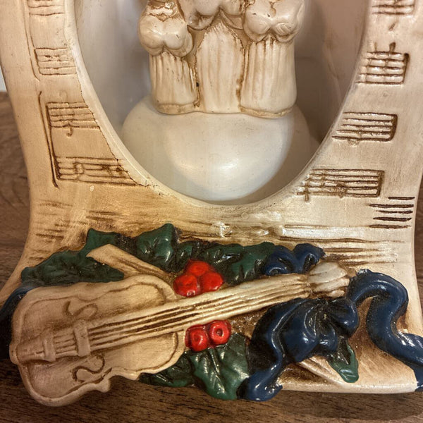 Vintage Silent Night Ceramic Carolers