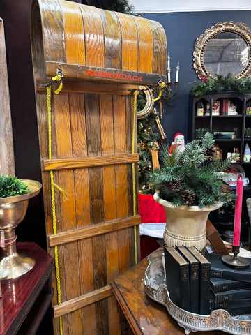 Vintage Wood Adirondack Toboggan (in store PU)