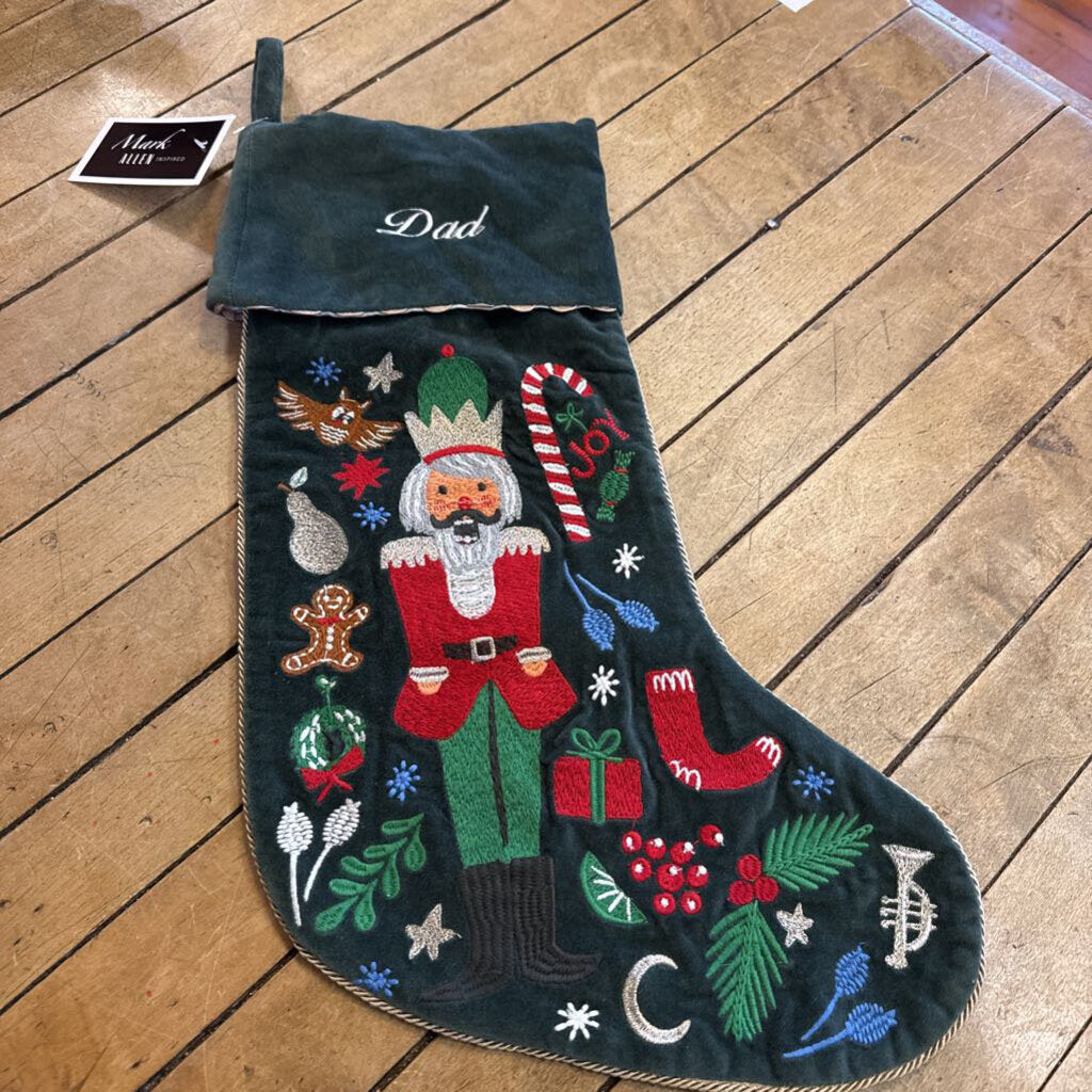 POTTERY BARN DAD STOCKING