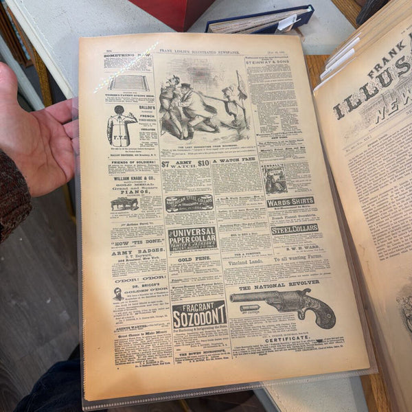 Frank Leslie's 1865 illustrated Newspaper Reissue, 1969 (in protective sleeve)