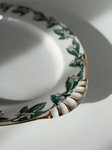 1264 Oval Porcelain Orange Blossom Platter