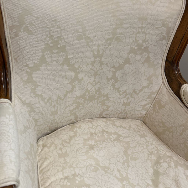 LOUIS XV BERGERE CHAIR REUPHOLSTERED