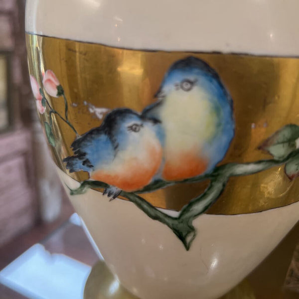 Vintage Mid Century Marie Berres Hand Painted Vase Germany