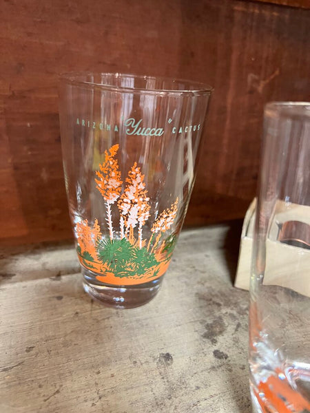 Vintage Cactus Beverage Glasses