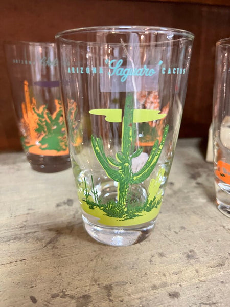 Vintage Cactus Beverage Glasses