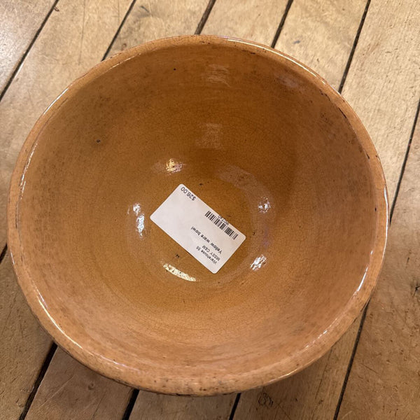 Yellow ware bowl 7" diameter 3 1/4" H