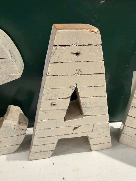 JFV ~ Vintage A wood letter
