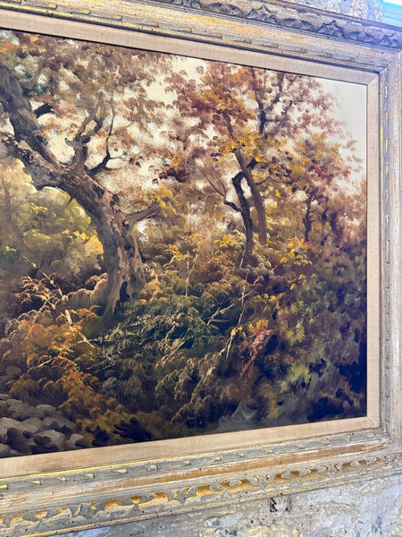 Framed Waterfall Painting 31.5x55 IN STORE PICKUP ONLY