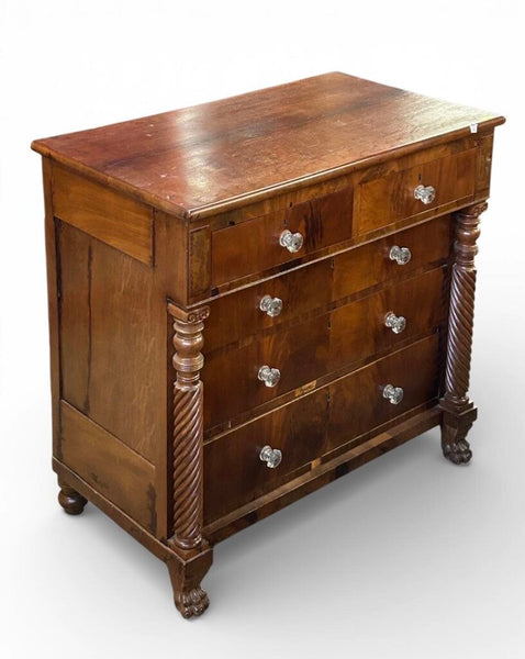 EMPIRE FLAME MAHOGANY CHEST 42W 24D 41T AS FOUND
