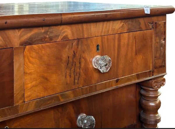 EMPIRE FLAME MAHOGANY CHEST 42W 24D 41T AS FOUND