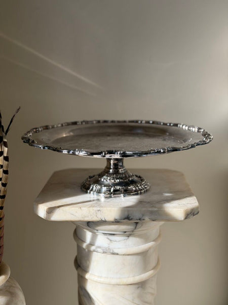 1063 Silverplate Pedestal