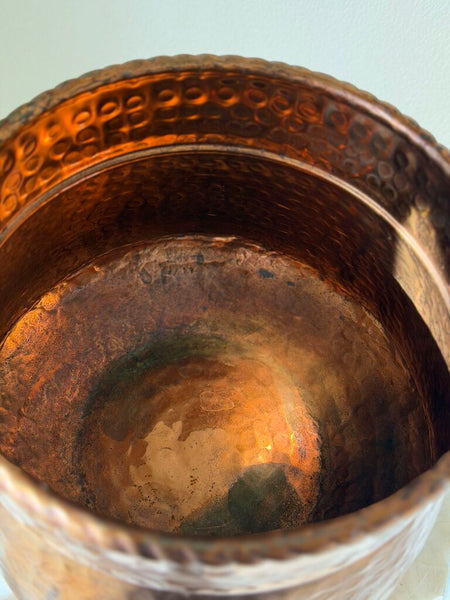 1326 Copper Planter w/ Handles