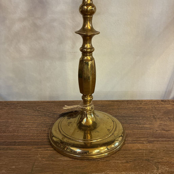 Vintage Brass Lion Candleabra 9" x 14"