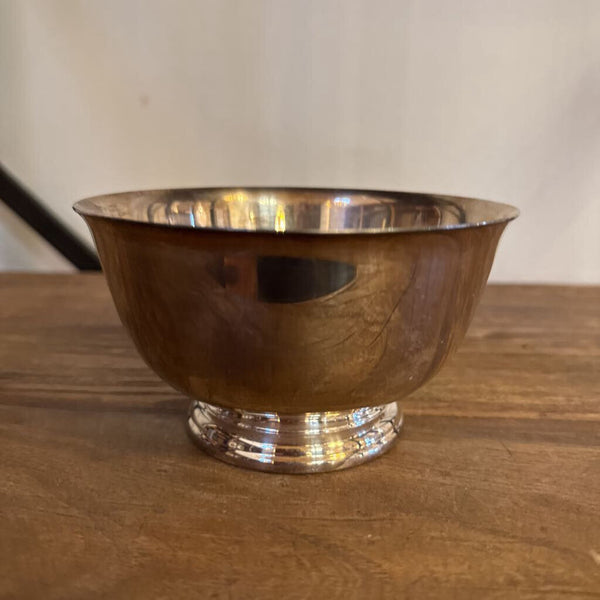 SMALL SILVER PLATE BOWL 5" W 3" T