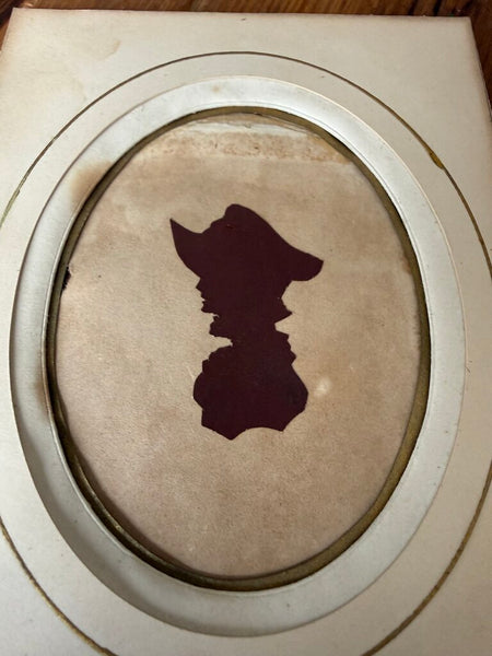 Antique silhouette dated 1799