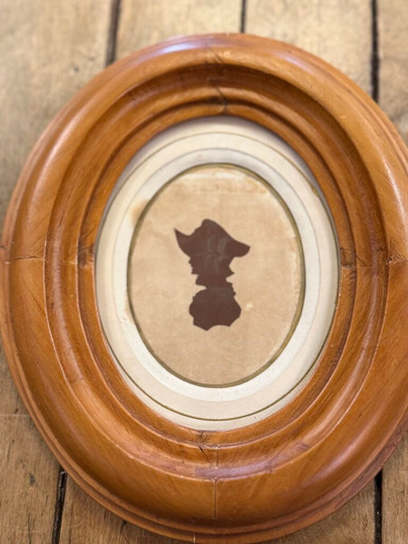 Antique silhouette dated 1799
